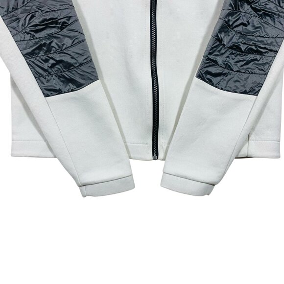 Peak Performance White and Gray Zip Up Sweater - Picture 10 of 16